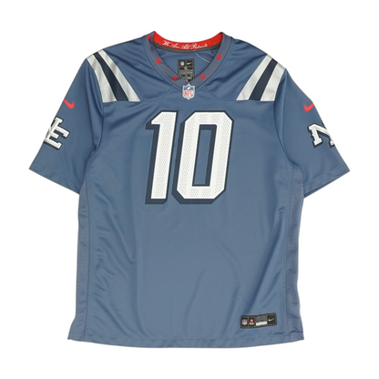 Men's Blue New England Patriots Short Sleeve Jersey