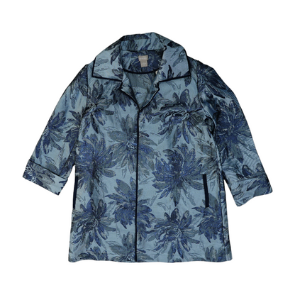 Blue Floral Jacket