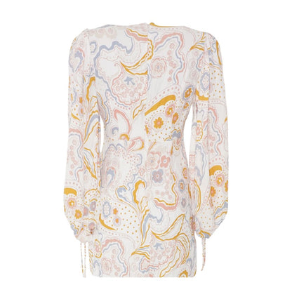Multi Graphic Mini Dress