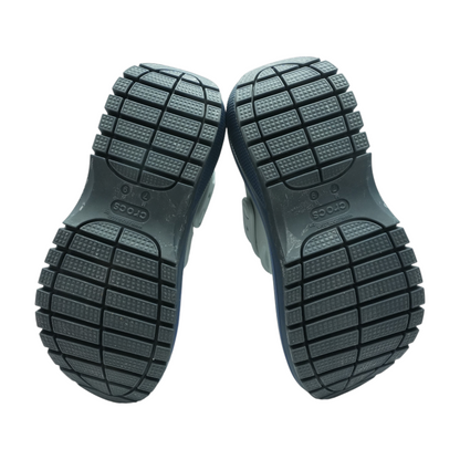 Gray Wedged Sandals