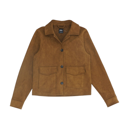 Brown Solid Jacket