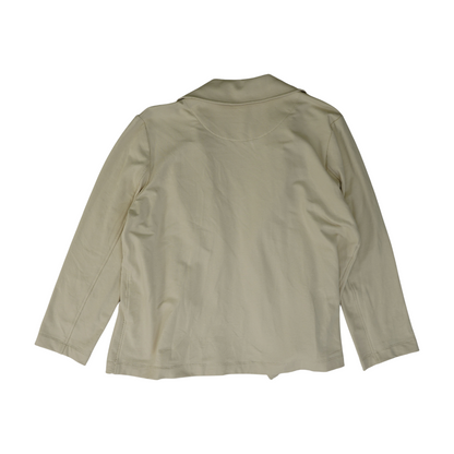 Beige Solid Jacket