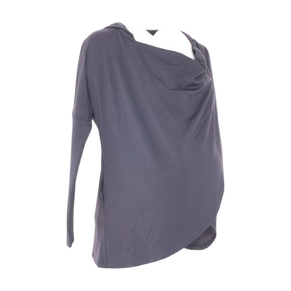 Gray Maternity Blouse