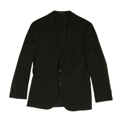 Black Solid Sport Coat