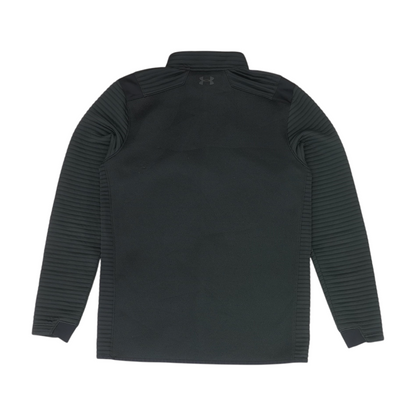 Black Polka Dot 1/4 Zip Pullover