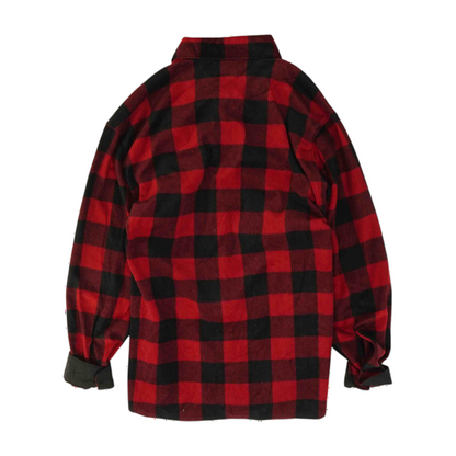 Red Check Flannel Button Down