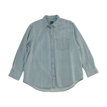 Blue Striped Button Down