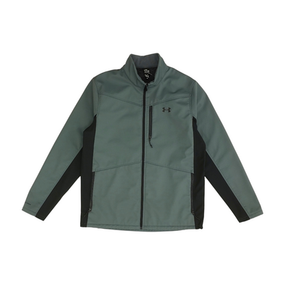 Gray Color Block Jacket