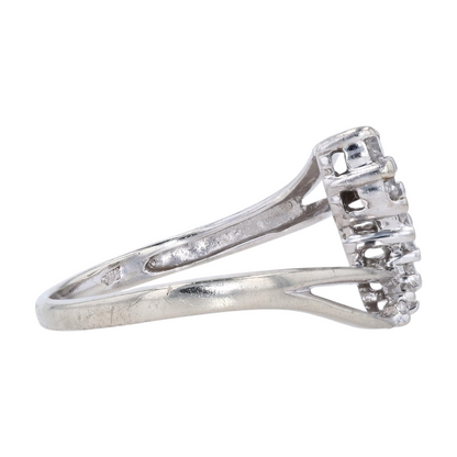 1/10 ctw 10K White Gold Diamond Fashion Ring
