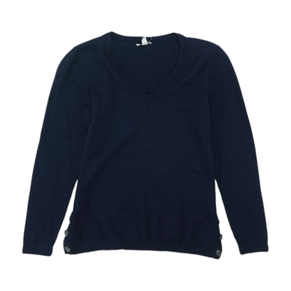 Navy Petite Pullover Sweater