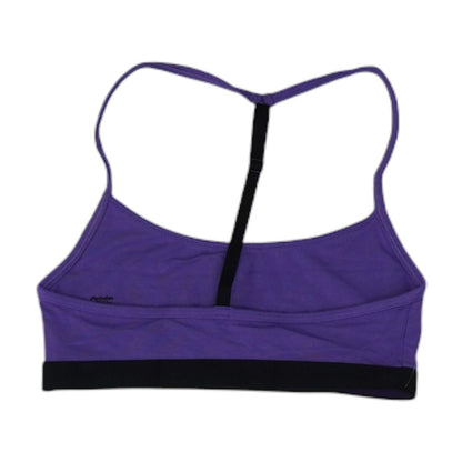 Purple Solid Bra