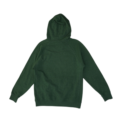 Green Solid Hoodie Pullover