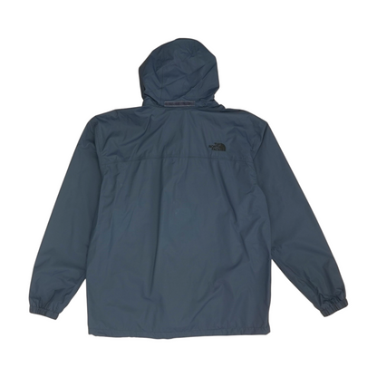 Blue Solid Rain Jacket