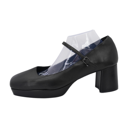 Black Block Heels