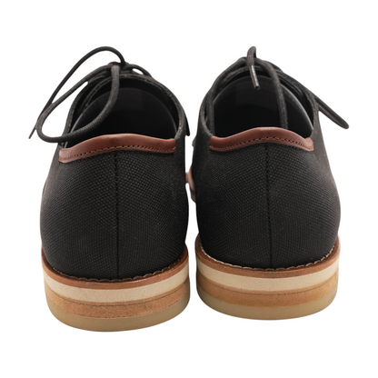Black Lace-Up Dress Shoes