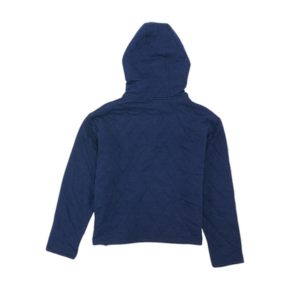 Navy Solid Hoodie Pullover