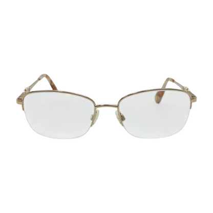 Rose Gold Browline Prescription Eyewear