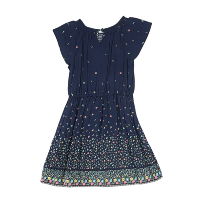 Navy Floral Dress