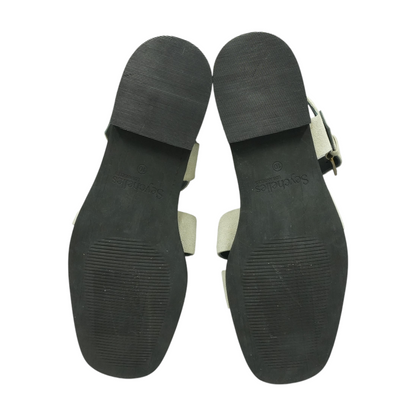 Gray Flat Sandals