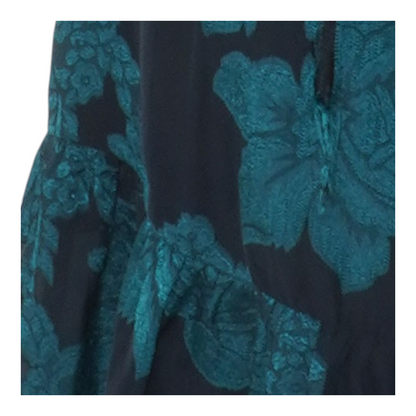 Green Floral Midi Dress