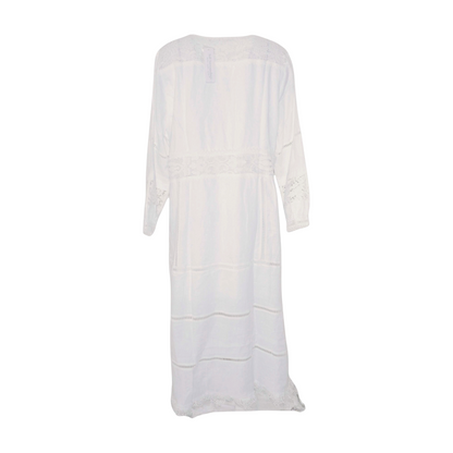 White Plus Midi Dress