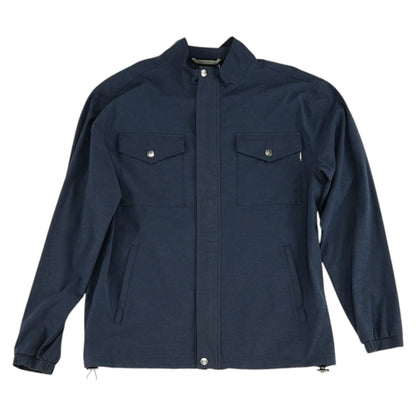 Blue Solid Lightweight Jacket