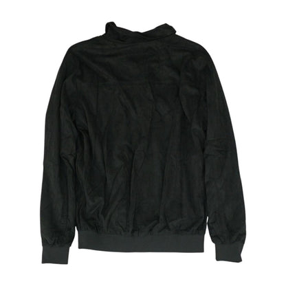 Black Solid Bomber Jacket