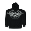 Black Solid Hoodie Pullover