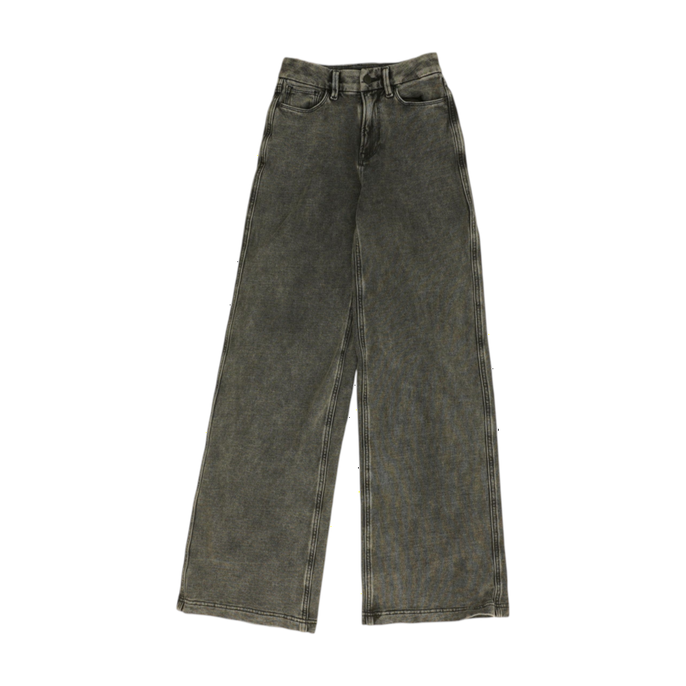 Good American Gray Wide Leg Jeans – Image 1