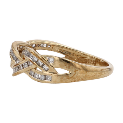 1/3 ctw 10K Yellow Gold Lab Grown Diamond Band