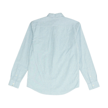 Blue Striped Long Sleeve Button Down