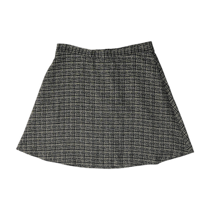 Navy Plaid Mini Skirt