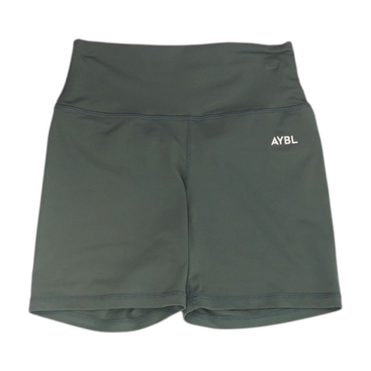 Gray Solid Active Shorts