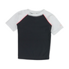 Snapper Rock Gray Color Block Swim Top – Image 1