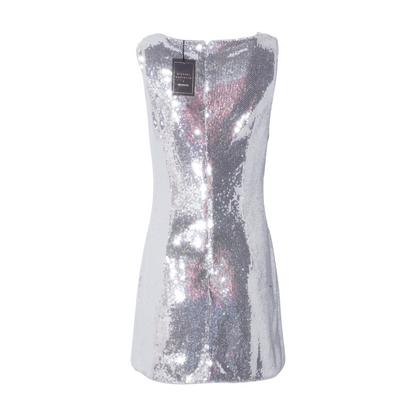 Silver Mini Dress