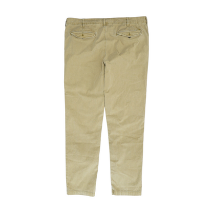 Beige Straight Pants
