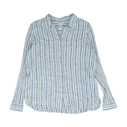 White Striped Button Down