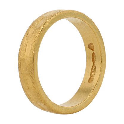 24K Yellow Gold Band