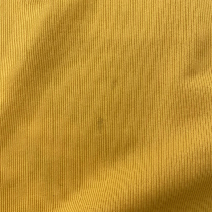 Vintage Yellow Solid Short Sleeve Polo