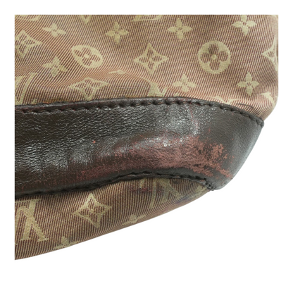 Tan Neverfull MM in Monogram Idylle canvas