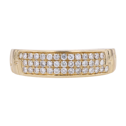 1/10 ctw 14K Yellow Gold Diamond Band Ring