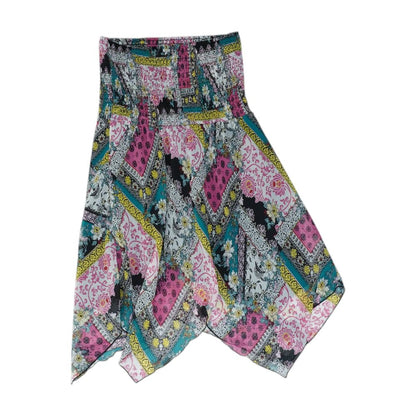Multi Colored Midi Skirt