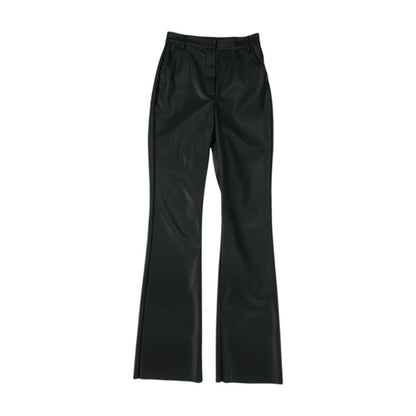 Black Faux Leather Pants