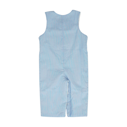 Blue Graphic Sleeveless One-Piece