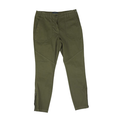 Green Solid Pants