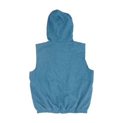 Blue Solid Vest