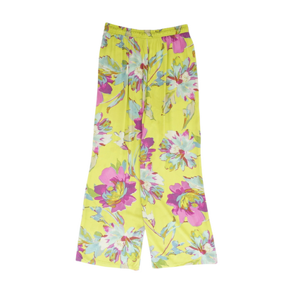 Lime Abstract Pants