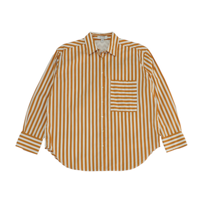 White Striped Button Down