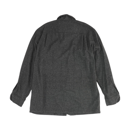 Charcoal Solid Long Sleeve Button Down
