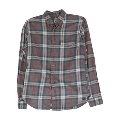 Multi Plaid Long Sleeve Button Down